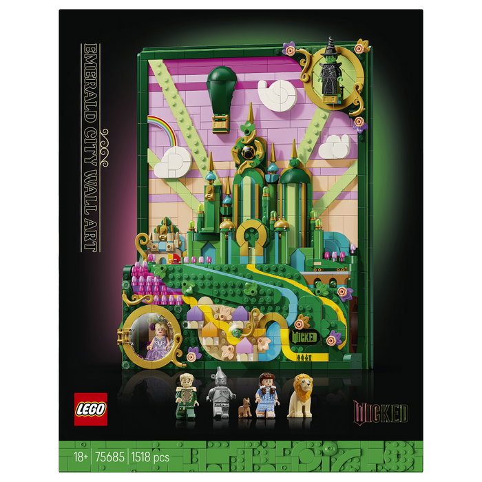 LEGO Arte Mural: La Ciudad Esmeralda, Set de Construcción 3D LEGO Arte Mural: La Ciudad Esmeralda, Set de Construcción 3D