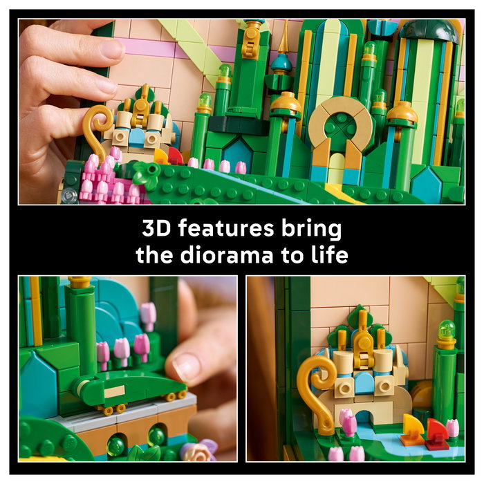 LEGO Arte Mural: La Ciudad Esmeralda, Set de Construcción 3D LEGO Arte Mural: La Ciudad Esmeralda, Set de Construcción 3D