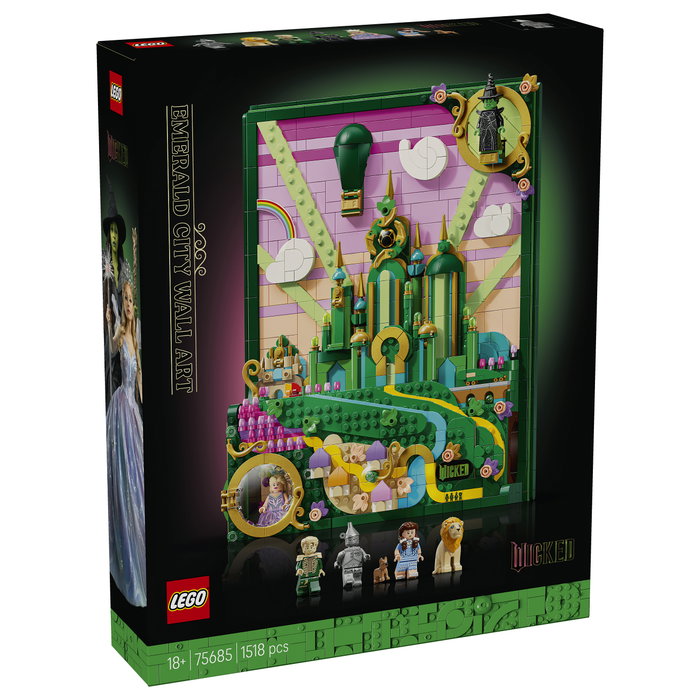 LEGO Arte Mural: La Ciudad Esmeralda, Set de Construcción 3D LEGO Arte Mural: La Ciudad Esmeralda, Set de Construcción 3D