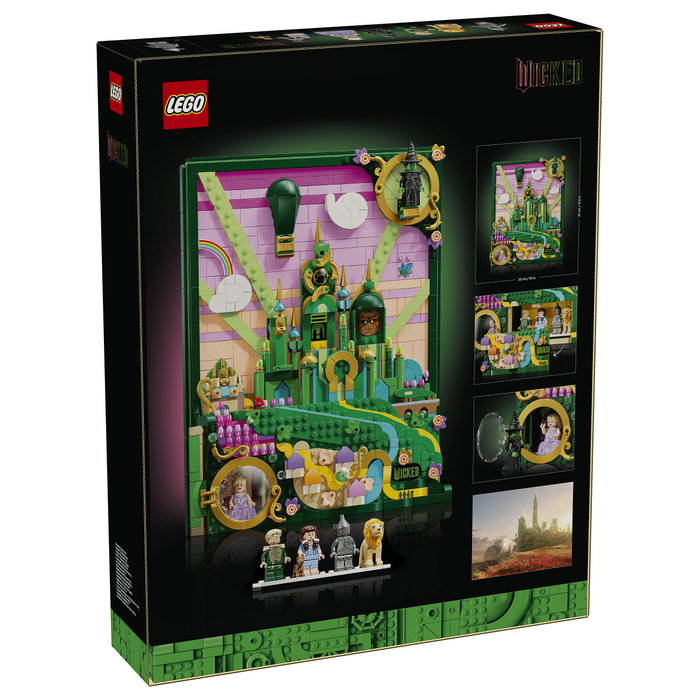 LEGO Arte Mural: La Ciudad Esmeralda, Set de Construcción 3D LEGO Arte Mural: La Ciudad Esmeralda, Set de Construcción 3D