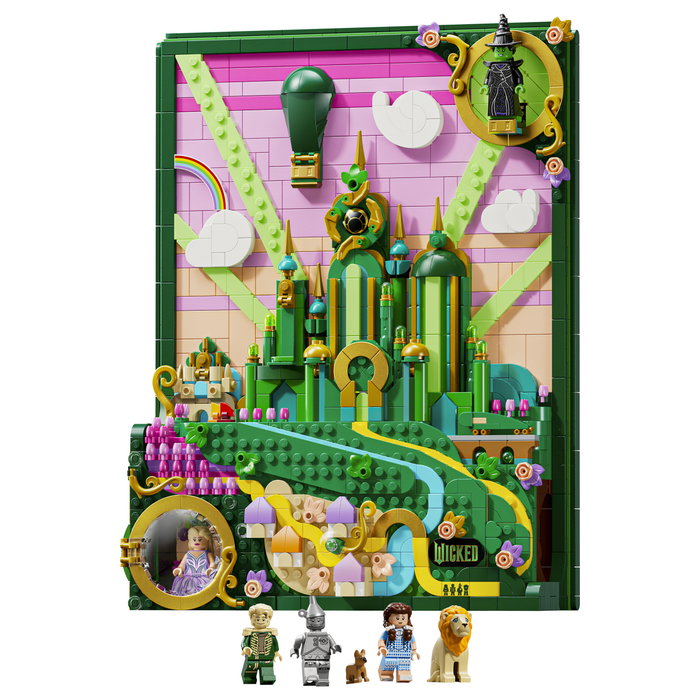 LEGO Arte Mural: La Ciudad Esmeralda, Set de Construcción 3D LEGO Arte Mural: La Ciudad Esmeralda, Set de Construcción 3D