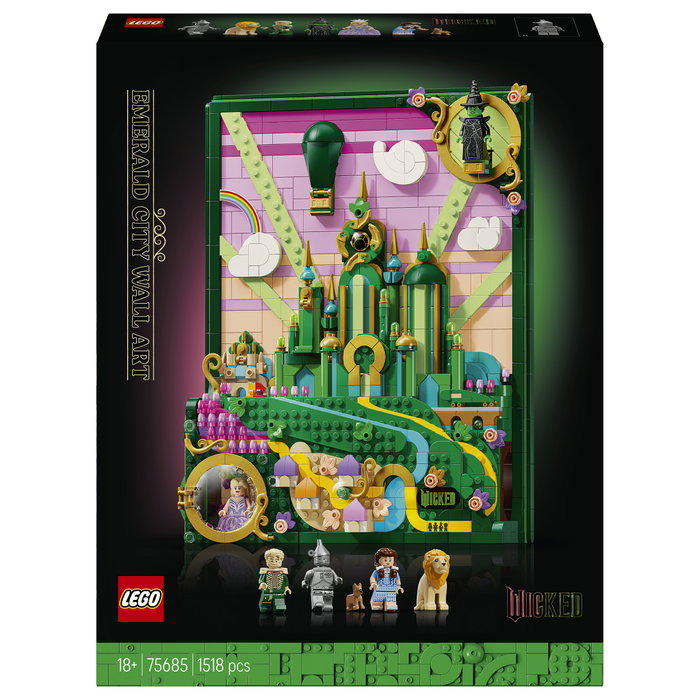 LEGO Arte Mural: La Ciudad Esmeralda, Set de Construcción 3D LEGO Arte Mural: La Ciudad Esmeralda, Set de Construcción 3D
