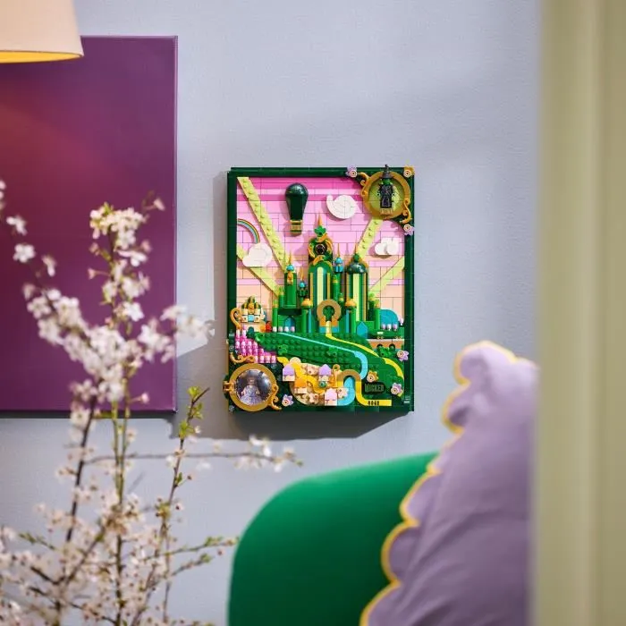 Lego Wicked 75685 Pintura de la Ciudad Esmeralda - Set de Construcción 3D para Adultos