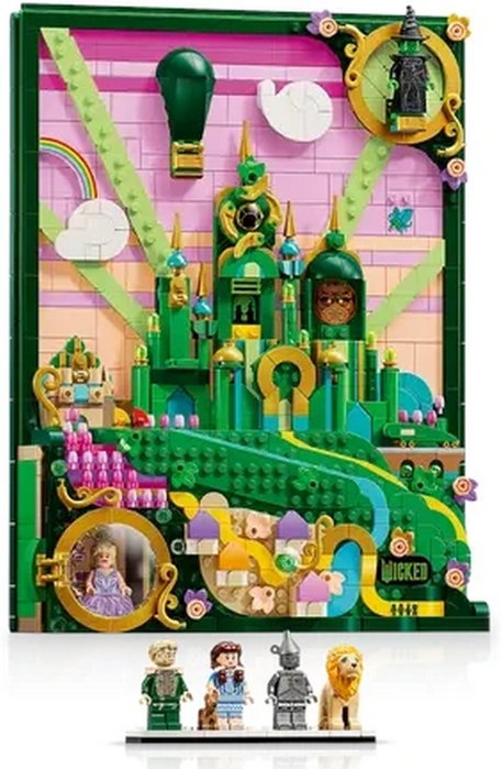LEGO Arte Mural: La Ciudad Esmeralda, Set de Construcción 3D LEGO Arte Mural: La Ciudad Esmeralda, Set de Construcción 3D