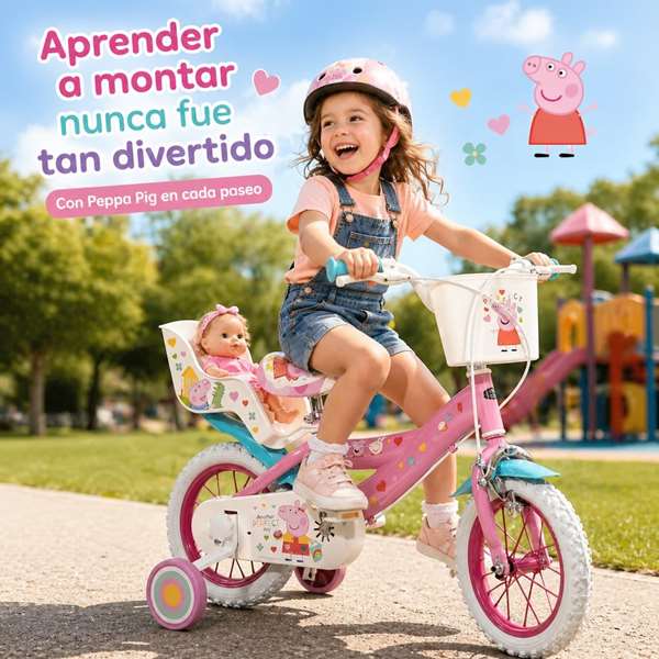 Toimsa Bicicleta Peppa Pig Rosa 12" (3/5 años) Toimsa Bicicleta Peppa Pig Rosa 12" (3/5 años)