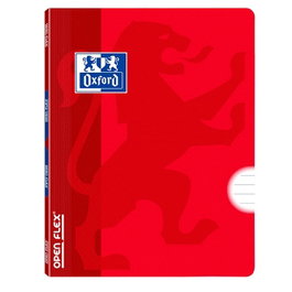 OXFORD Pack de 10 libretas Openflex A4, 48 hojas, rojo