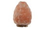 DKD Home Decor Lámpara de Sal del Himalaya Arabe de Sobremesa con Base de Acacia, Color Rosa y Marrón, 14 x certified de residuos.