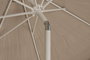 DKD Home Decor Parasol de Acero Reclinable 300x300x250 UV 50+