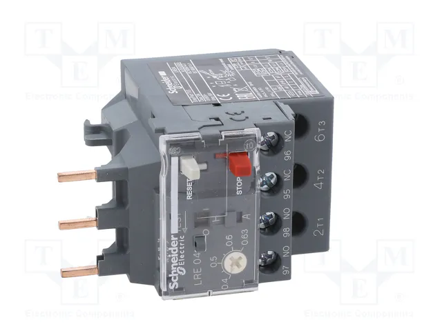SCHNEIDER ELECTRIC Relé térmico LRE04 0,4÷0,63A