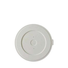 AMC POLITRAY Tapa de Policarbonato Gris, Diámetro 16.7 cm (Set de 28)