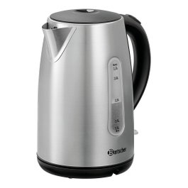 Bartscher Hervidor de agua 200095 de 1,7 L, 2200 W, Plata