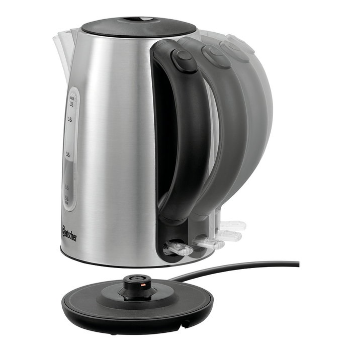 Bartscher Hervidor de agua 1,7 l plata 2.200 W Bartscher Hervidor de agua 1,7 l plata 2.200 W