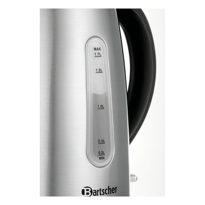 Bartscher Hervidor de agua 1,7 l plata 2.200 W Bartscher Hervidor de agua 1,7 l plata 2.200 W