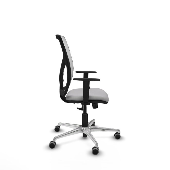 PIQUERAS Y CRESPO Silla de oficina Motilla con mecanismo Sincro, Gris claro y Blanco PIQUERAS Y CRESPO Silla de oficina Motilla con mecanismo Sincro, Gris claro y Blanco