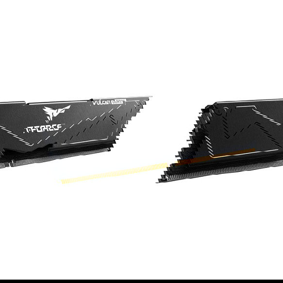 Team Group T-Force Vulcan FLBD532G6000HC38ADC01 Kit de Memoria RAM 32GB (2x16GB) DDR5 6000MHz CL38, schwarz