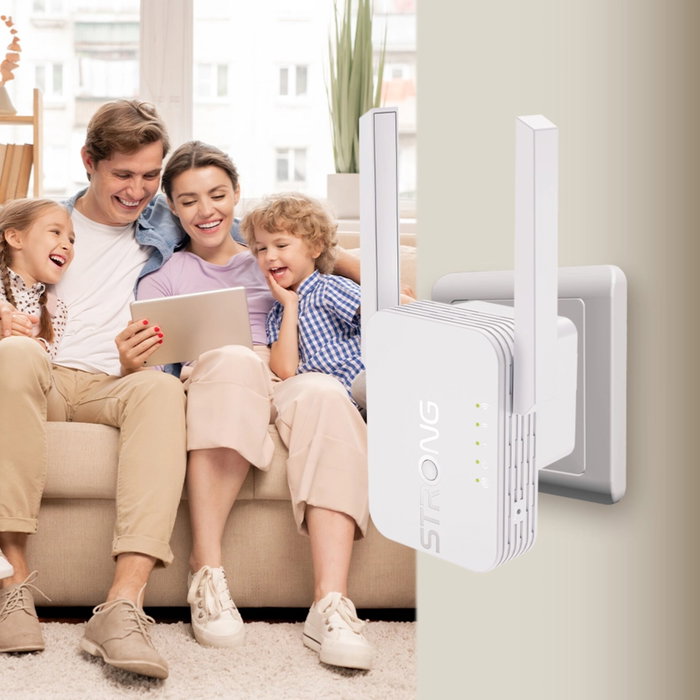 Strong REPEATER300S Repetidor WiFi 300 Mbit/s Blanco