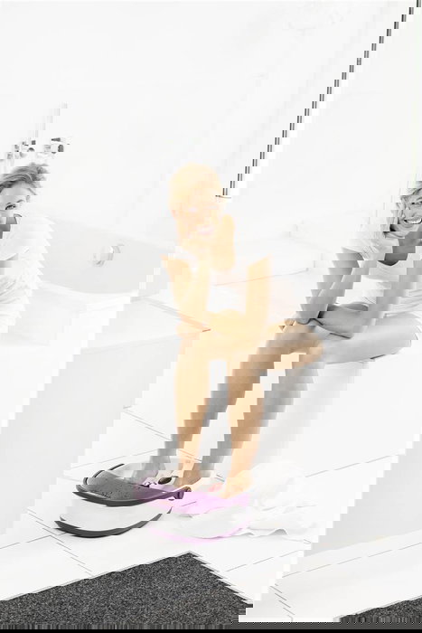 Beurer FB-21 Hidromasaje Pies con Luz y 3 Cabezales Masaje Vibratorio Burbujas y Regulación Temperatura