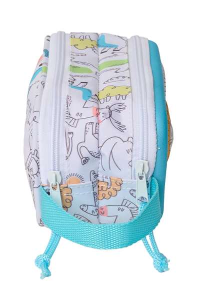 Safta Portatodo Doble 3D Lion 3D 21x8x6 cm