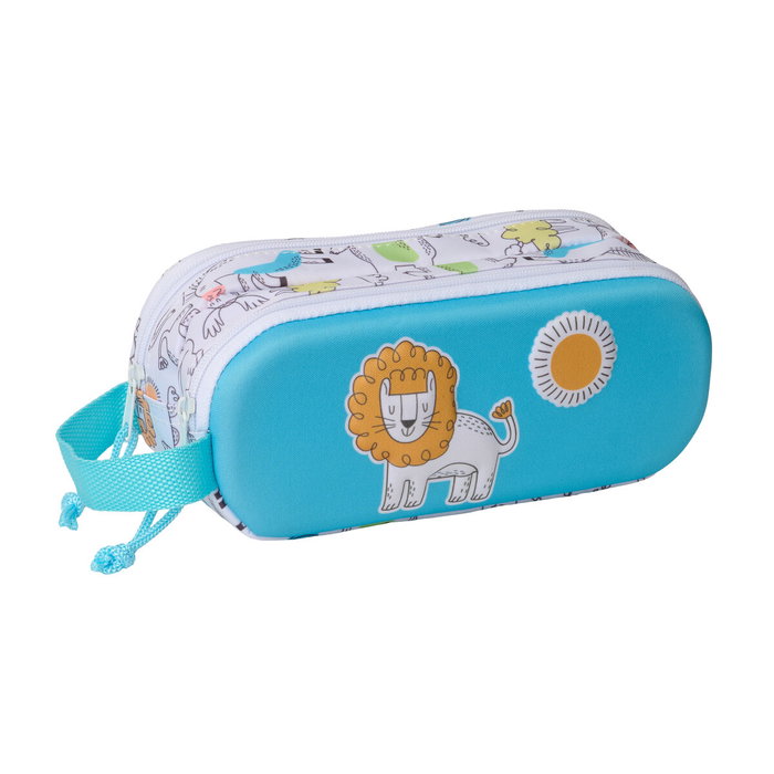 Safta Portatodo Doble 3D Lion