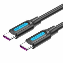 Vention Cable USB 2.0 Tipo-C a Tipo-C 50cm Negro