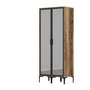 Hanah Home Armario Kumsal RR Nogal y Antracita 80x47.5x201.4 cm