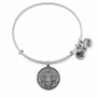 Alex And Ani Pulsera FLOR LIS II Gris