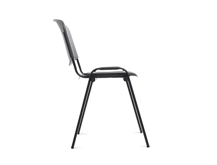 Rocada Silla Confidente Estructura Metálica Respaldo y Asiento en Polímero Color Gris