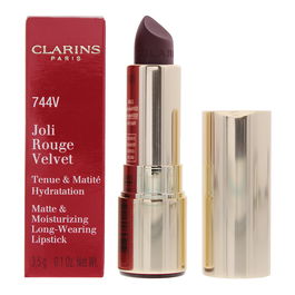 Joli Rouge, Mate, Lápiz labial cremoso, 744V, Ciruela, 3.5 g