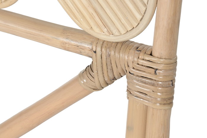 DKD Home Decor Cabecero Cama Balines Ratán Natural 153 x 149 x 3 cm