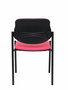 Silla Styl tapizada con Similpiel color Rosa. Sin brazos