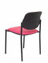 Silla Styl tapizada con Similpiel color Rosa. Sin brazos
