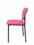 Silla Styl tapizada con Similpiel color Rosa. Sin brazos