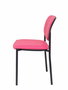 NOWY STYL Silla fija Styl similpiel rosa chasis negro