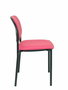 Silla Styl tapizada con Similpiel color Rosa. Sin brazos