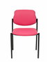 Silla Styl tapizada con Similpiel color Rosa. Sin brazos