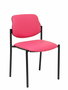 Silla Styl tapizada con Similpiel color Rosa. Sin brazos