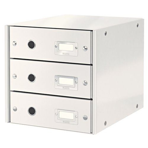 Leitz Click&Store Módulo de 3 Cajones Plegable Blanco