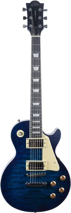 EKO Guitarra Eléctrica LS300 Tipo LP - Azul Quilted