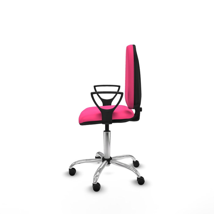 PIQUERAS Y CRESPO Silla de oficina Aýna Rosa con Brazos Fijos