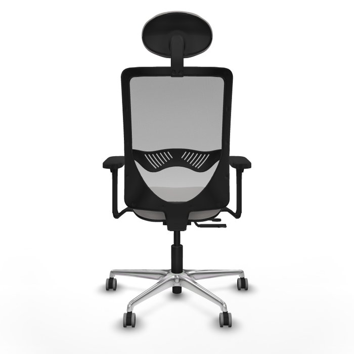 PIQUERAS Y CRESPO Silla de oficina Zulema con mecanismo Sincro/Traslack, Blanco y Gris PIQUERAS Y CRESPO Silla de oficina Zulema con mecanismo Sincro/Traslack, Blanco y Gris