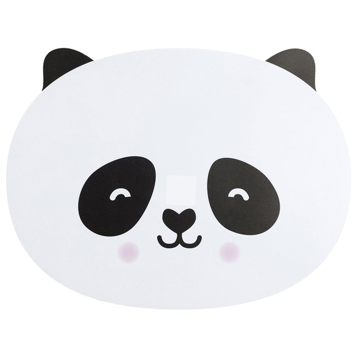 Home Deco Kids Individual Animal para Niños Pingüino, Mapache, Panda 41x33 cm