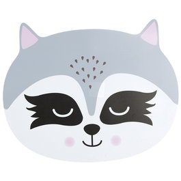 Home Deco Kids Individual Animal para Niños Pingüino, Mapache, Panda 41x33 cm