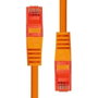 ProXtend Cable Ethernet CAT6 U/UTP 20m Cobre Puro LSZH Naranja - Cable de Red de Alto Rendimiento y Durabilidad