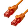 ProXtend Cable Ethernet CAT6 U/UTP 20m Cobre Puro LSZH Naranja - Cable de Red de Alto Rendimiento y Durabilidad