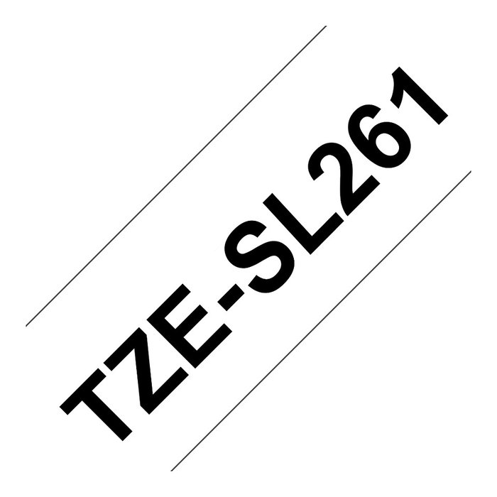 Brother TZe-SL261 Cinta Autolaminada Negro sobre Blanco 36mm x 8m Brother TZe-SL261 Cinta Autolaminada Negro sobre Blanco 36mm x 8m