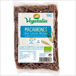 Vegetalia Macarrones De Espelta Integral Bio 500G