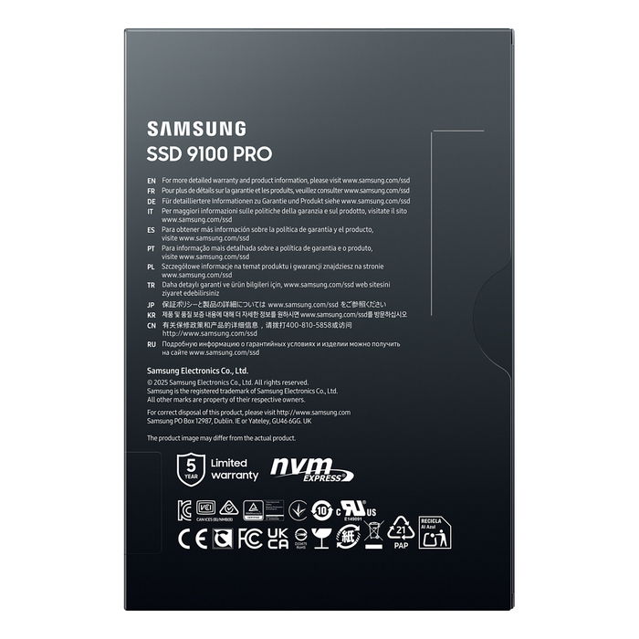 Samsung 980 PRO 1TB SSD NVMe M.2 PCIe 5.0