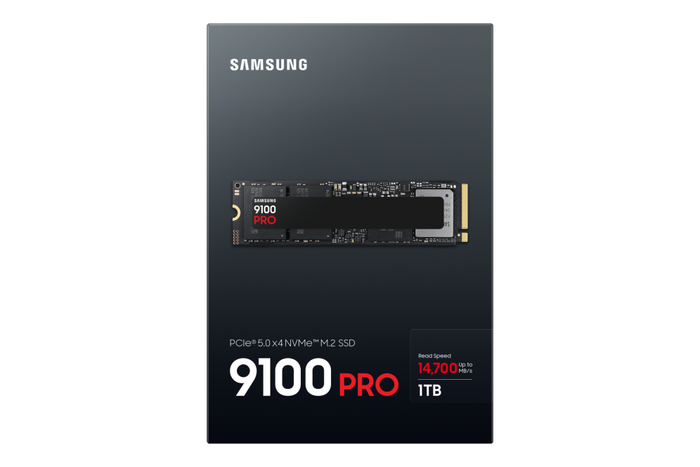 Samsung MZ-VAP1T0 SSD 990 PRO PCIe 5.0 NVMe 2.0 M.2 1 TB V-NAND TLC - Velocidad Lectura 14700 MB/s, Escritura 13300 MB/s - Componente PC/Consola