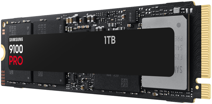 Samsung MZ-VAP1T0 SSD 990 PRO PCIe 5.0 NVMe 2.0 M.2 1 TB V-NAND TLC - Velocidad Lectura 14700 MB/s, Escritura 13300 MB/s - Componente PC/Consola