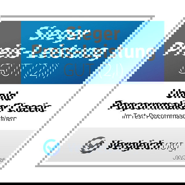 UNOLD 48525 Popcornmaker Classic, Máquina de Palomitas de Maíz, Palomitero, Hacedor de Palomitas, Para Casa, Clásica, Retro, Roja